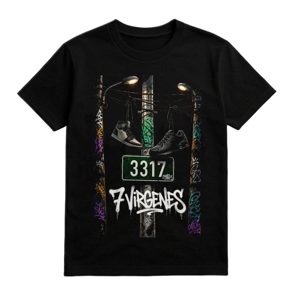 Camiseta con diseño "7 Vírgenes"