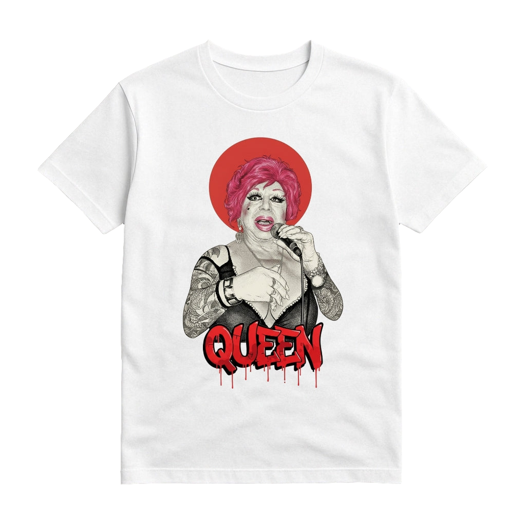 Camiseta homenaje a Carmen de Mairena, diseño "Queen"