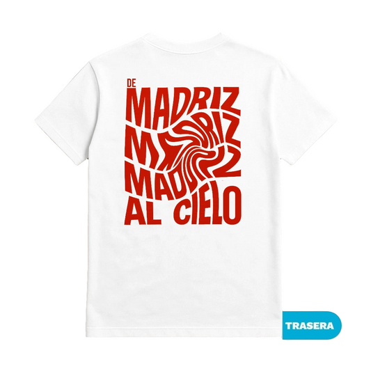 Camiseta con frase castiza "De Madriz al Cielo"