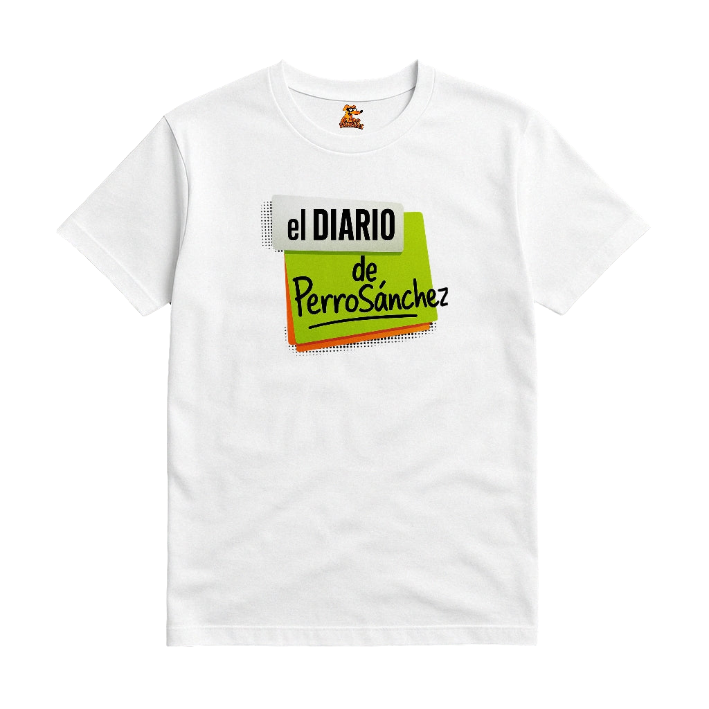 CAMISETA “EL DIARIO DE PERRO SÁNCHEZ”