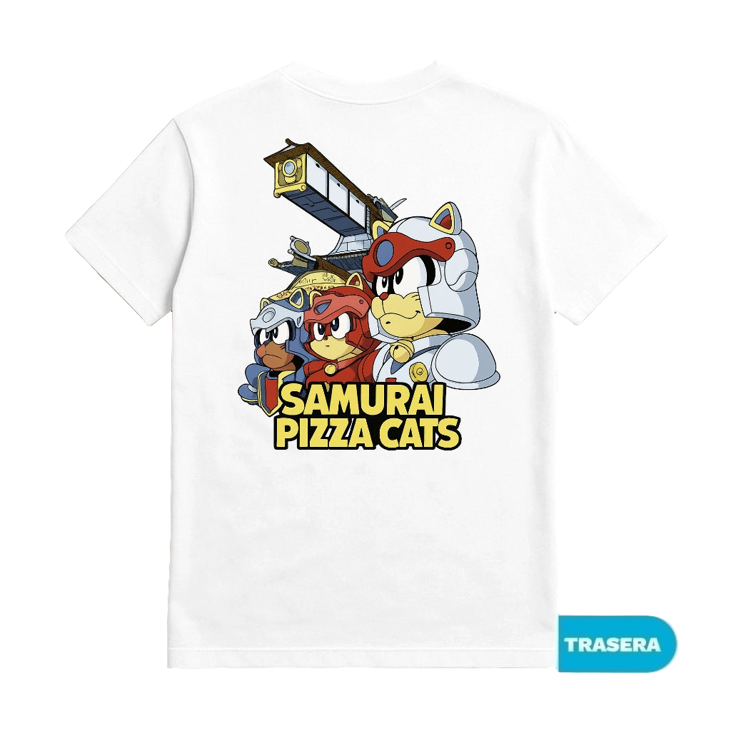 CAMISETA “SAMURAI PIZZA CATS”