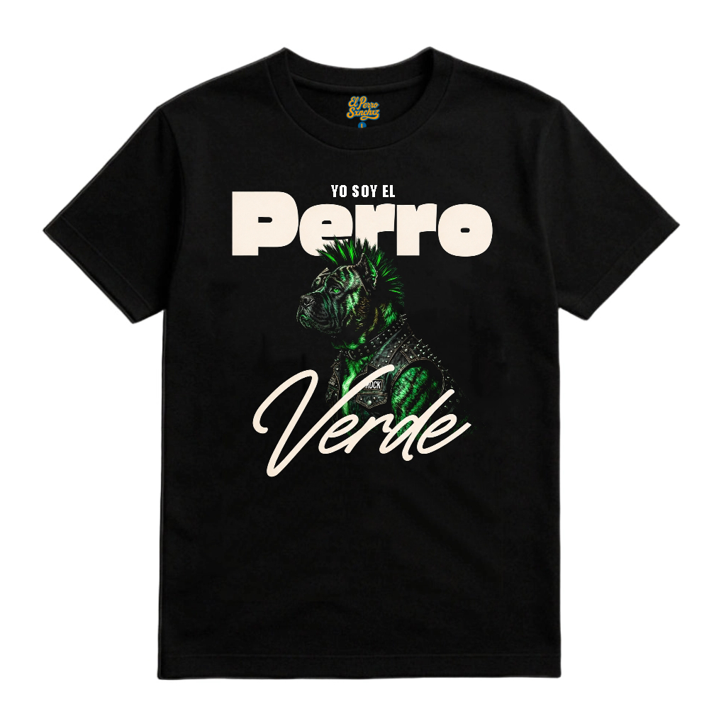 CAMISETA EL PERRO VERDE